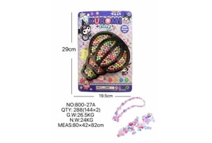 DIY playhouse girl toy beaded Kuromi balloon