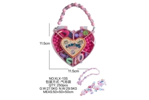 DIY play house girl toy beaded Labbibi heart