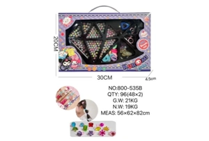 DIY pretend play girl toy beaded Kuromi diamond