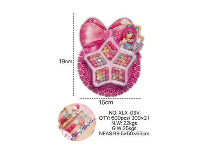 DIY playhouse girl toy beaded beads