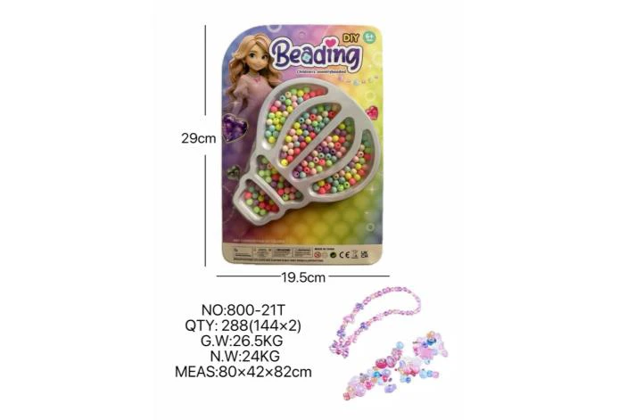 DIY Pretend Play Girl Toy Beads Little Girl Balloon