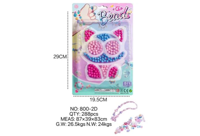 DIY pretend play girl toy beads Cartoon hand