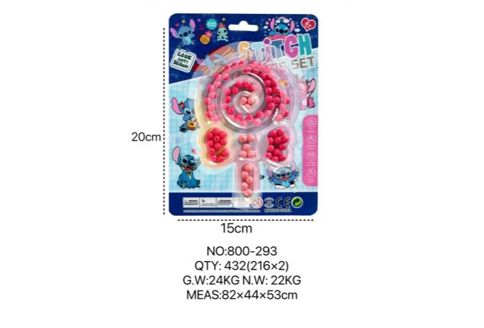 Stitch DIY Beaded Heart Lollipop