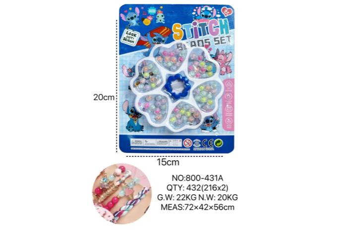 DIY Playing House Girl Toys Beaded Cartoon Hand Butterfly