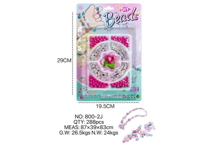 DIY pretend play girl toy beads Cartoon hand