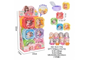 Playhouse Girl Toy Assembly Box Barbie (Price per piece for 12PCS)