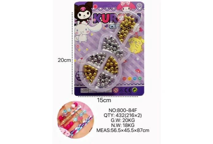 DIY Beaded Kuromi Guitar