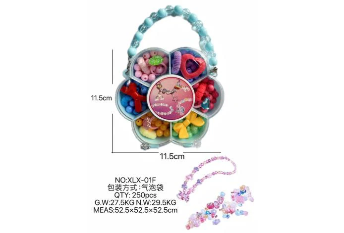 DIY playhouse girl toy beaded jewelry plum blossom