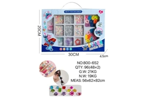 DIY Playing House Girl Toys Beaded Cartoon Hand Cat