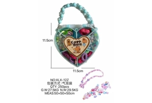 DIY play house girl toy beaded capybara heart
