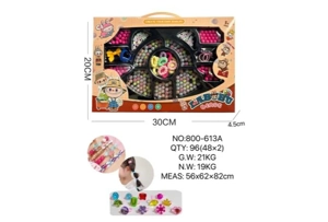 DIY pretend play girl toy beads Lubu cat