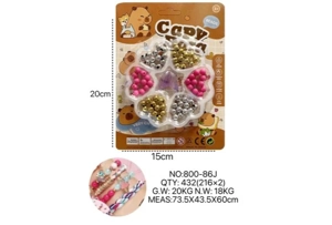 DIY Beaded Capybara Three-Segment Lollipop