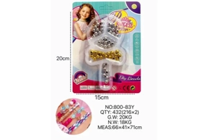 DIY Beaded Little Girl Three-section Lollipop