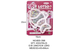 DIY Beaded Strawberry Bear