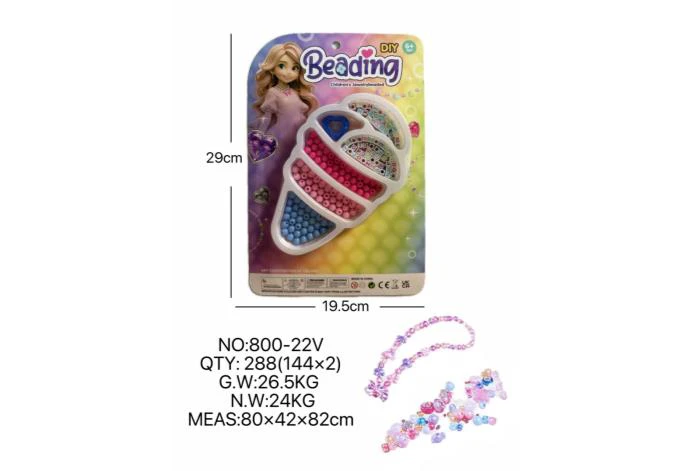 DIY playhouse girl toy beaded little girl big ice cream