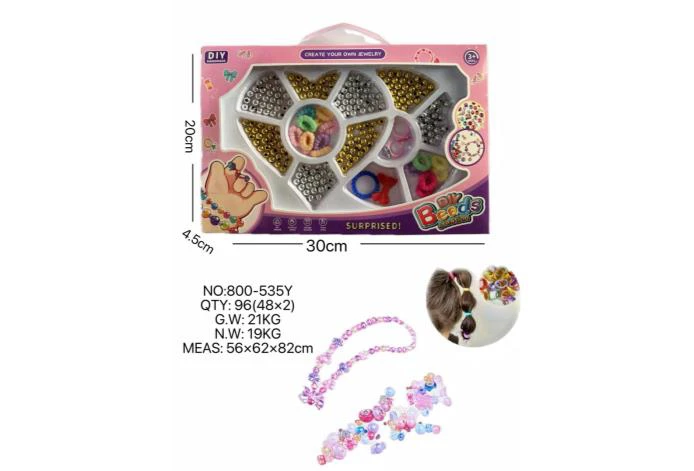 DIY Beaded Cartoon Hand Heart