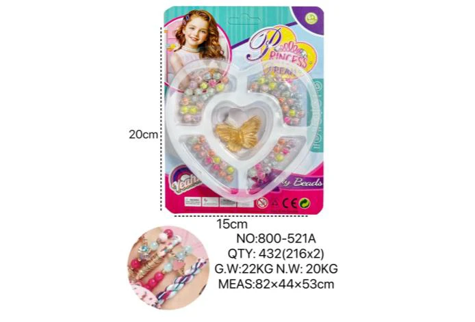 DIY Playing House Girl Toys Beaded Cartoon Capybara Cat