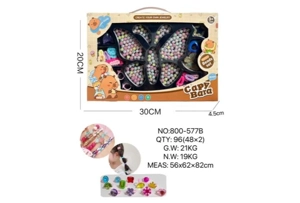 DIY Playing House Girl Toys Beaded Cartoon Capybara Butterfly