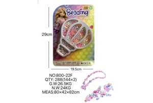 DIY playhouse girl toy beaded little girl balloon