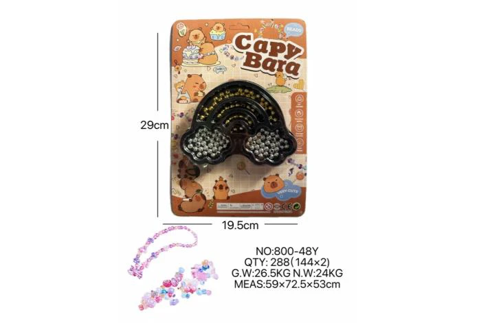 DIY Beaded Capybara Hand Cloud