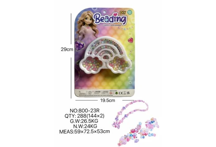 DIY playhouse girl toy beaded little girl cloud