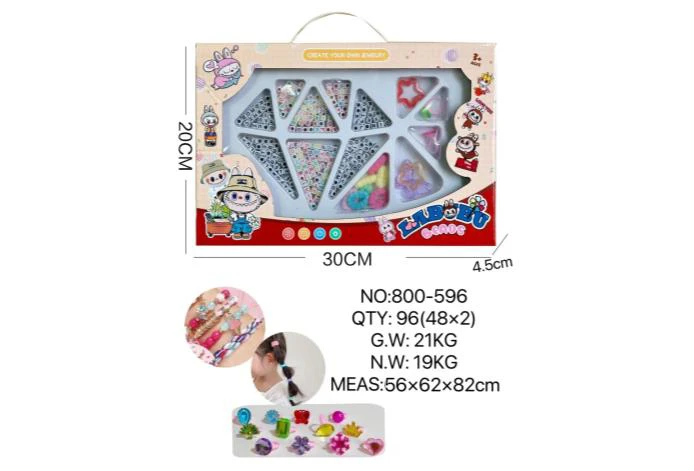 DIY Playing House Girl Toys Beaded Cartoon Capybara Cat