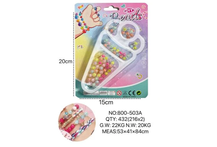 DIY Playing House Girl Toys Beaded Cartoon Hand Butterfly