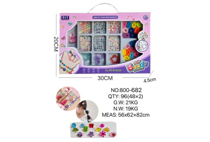 DIY Playing House Girl Toys Beaded Cartoon Hand Butterfly