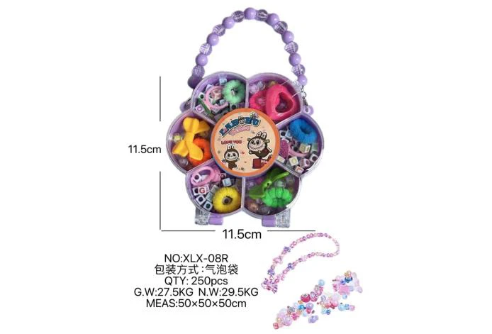 DIY playhouse girl toy beads cloth plum blossom