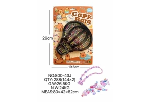 DIY pretend play girl toy beaded capybara balloon