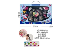 DIY pretend play girl toy beads Stitch cat