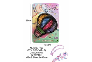DIY playhouse girl toy beaded cartoon hand balloon