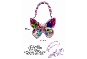 DIY play house girl toy beads butterfly