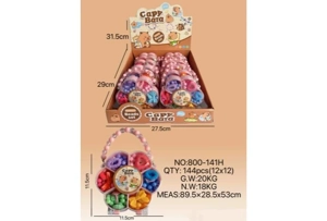 DIY Pretend Play Girl Toy Beads Capybara Plum Blossom (12PCS Single Price)