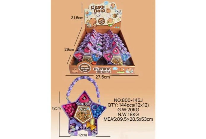 DIY Playhouse Girl Toy Bead Capybara Star (12PCS, single piece price)