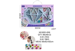 DIY Playing House Girl Toys Beaded Cartoon Capybara Heart