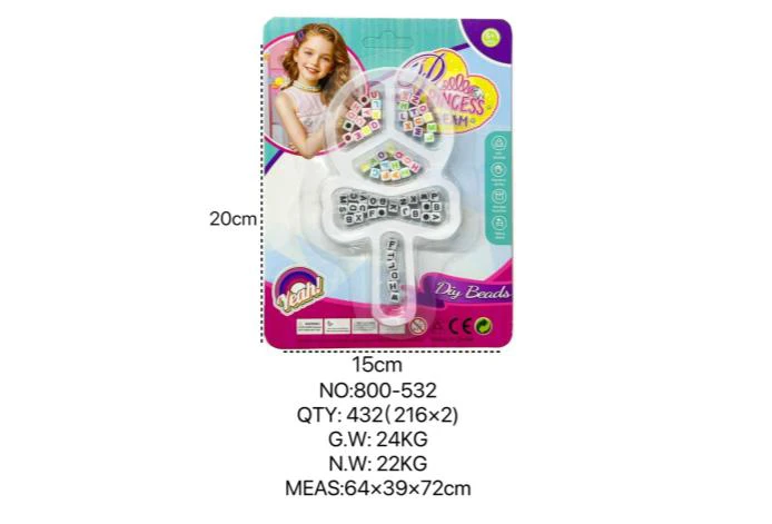 DIY Playing House Girl Toys Beaded Cartoon Capybara Butterfly