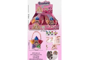 DIY Pink Star Beads with Handle (Price per 12 PCS each)