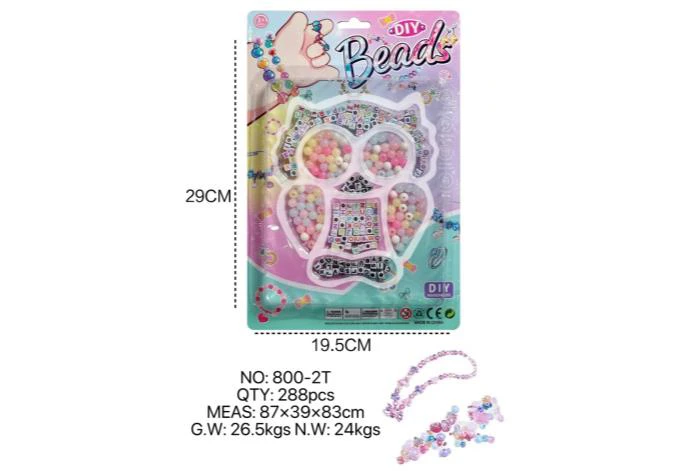 DIY pretend play girl toy beads Cartoon hand