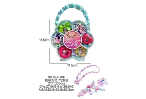 DIY playhouse girl toy beaded jewelry plum blossom