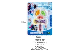 Frozen DIY Beads Three-Section Lollipop