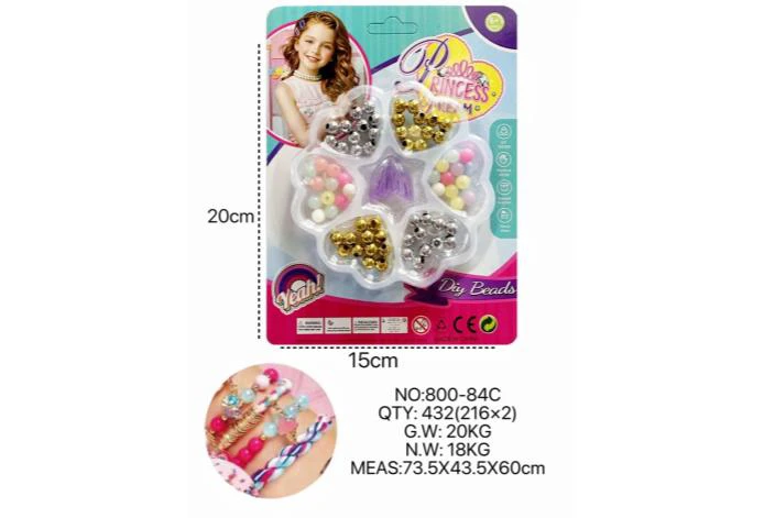 DIY Beaded Little Girl Plum Blossom