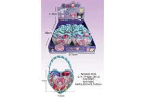 DIY Play House Girl Toy Beads Kuromi Heart (12PCS Single Price)