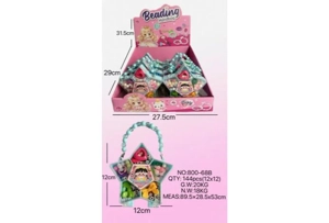 DIY playhouse girl toy beads cartoon pentagram (12PCS single price)