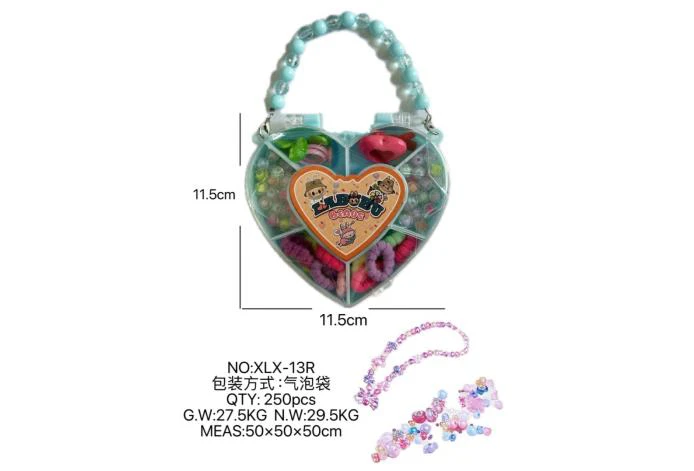 DIY play house girl toy beaded Labbibi heart