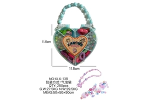 DIY play house girl toy beaded Labbibi heart