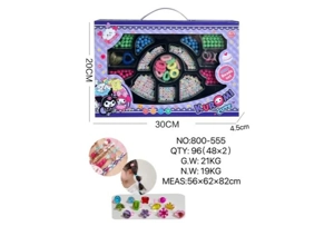 DIY Playing House Girl Toys Beaded Cartoon Capybara Heart