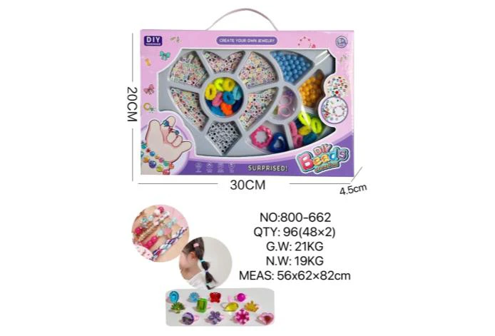 DIY Playing House Girl Toys Beaded Cartoon Capybara Butterfly