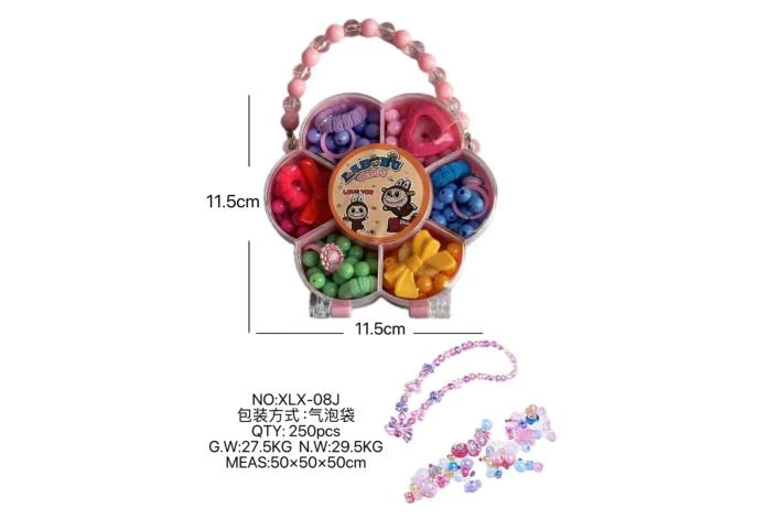DIY playhouse girl toy beads cloth plum blossom