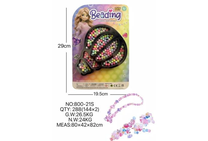 DIY Pretend Play Girl Toy Beads Little Girl Balloon